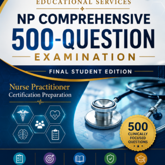 ALARIS NP COMPREHENSIVE 500-QUESTION EXAMINATION — FINAL STUDENT EDITION