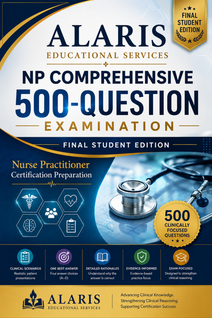 ALARIS NP COMPREHENSIVE 500-QUESTION EXAMINATION — FINAL STUDENT EDITION